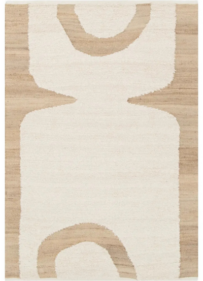 Maleny Beige Rug ‚Äî jute rug, natural woven fibre, The Inspire Home