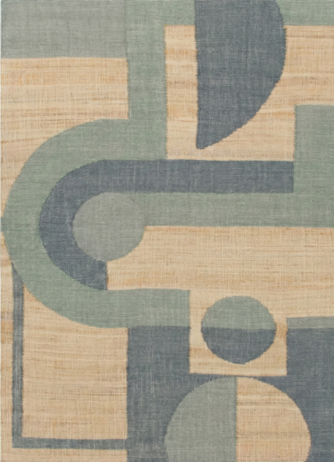 Montville Green Jute Rug
