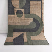 Montville Green Jute Rug