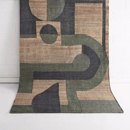 Montville Green Jute Rug