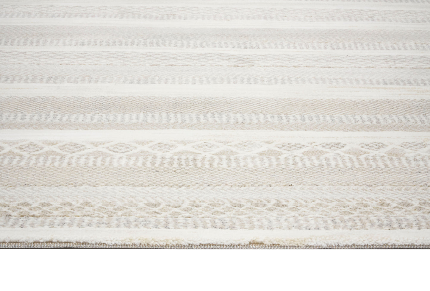 Mornington Beige Runner Lines Rug