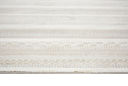 Mornington Beige Runner Lines Rug