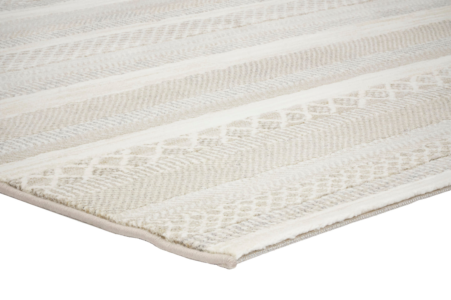 Mornington Beige Runner Lines Rug