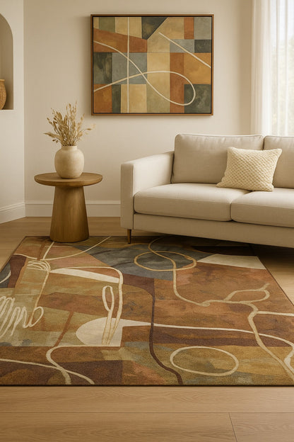 Mornington Multi & Brown Rug