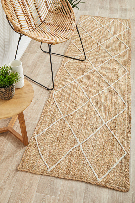 Boreen Driftwood Jute Runner Rug