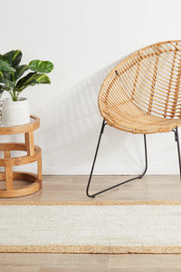 Boreen Paperbark Beige Jute Runner Rug