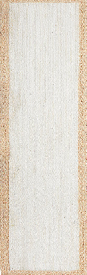Boreen Paperbark Beige Jute Runner Rug