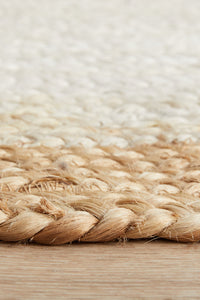 Boreen Paperbark Beige Jute Runner Rug