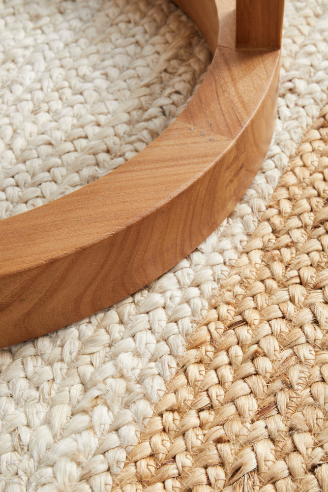 Boreen Paperbark Beige Jute Runner Rug