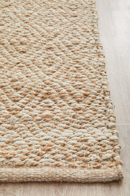 Boreen Sandstone Jute Runner Rug
