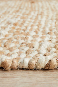 Boreen Sandstone Jute Runner Rug