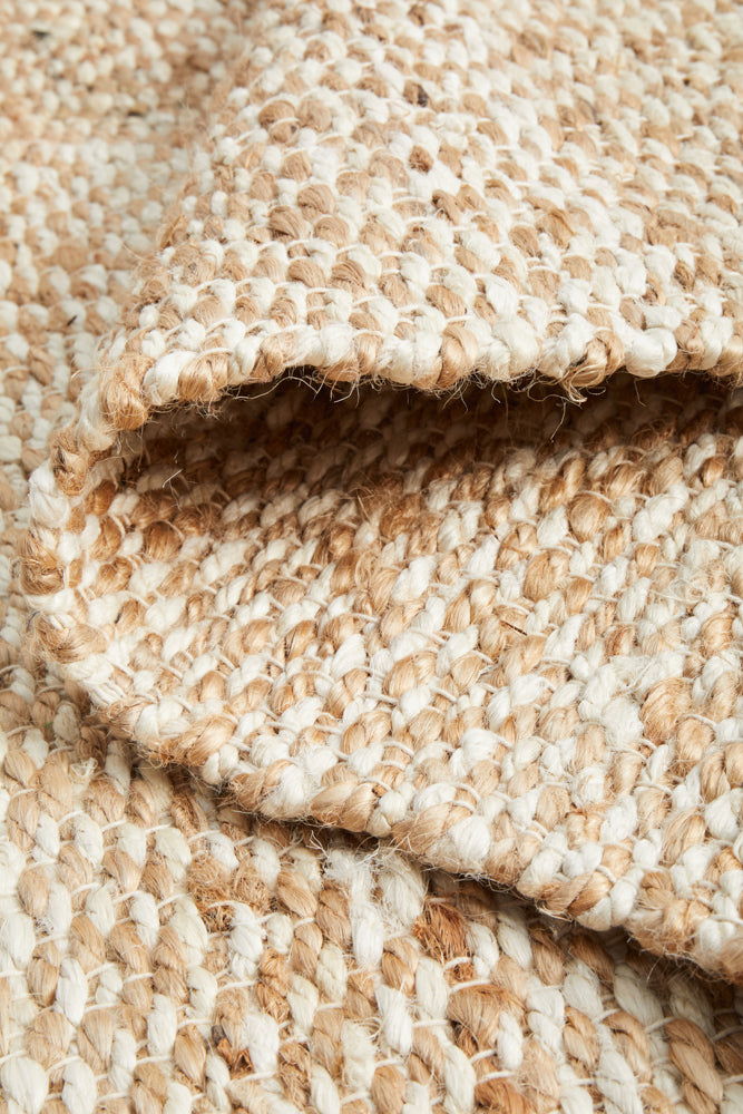 Boreen Sandstone Jute Runner Rug