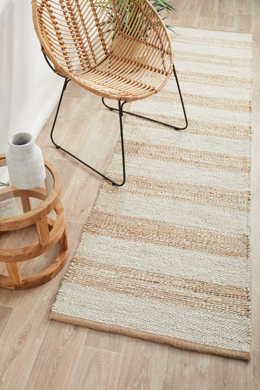 Boreen Flax Jute Runner Rug