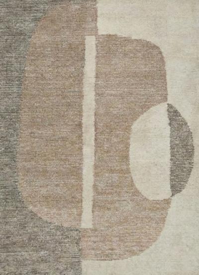 Narrabeen Brown Wool Rug ‚Äî natural texture, The Inspire Home