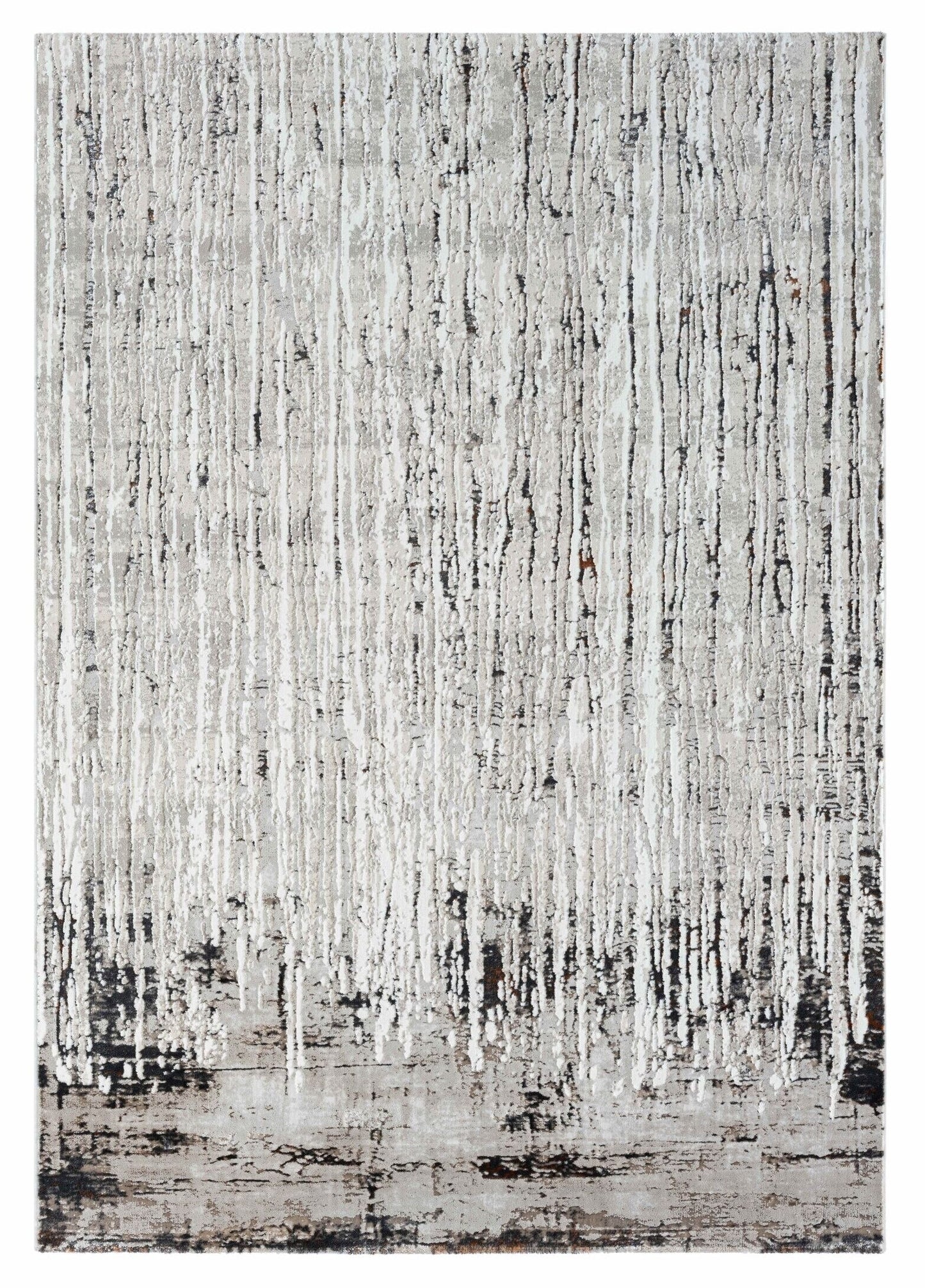 Noosa Silver Polyester Rug
