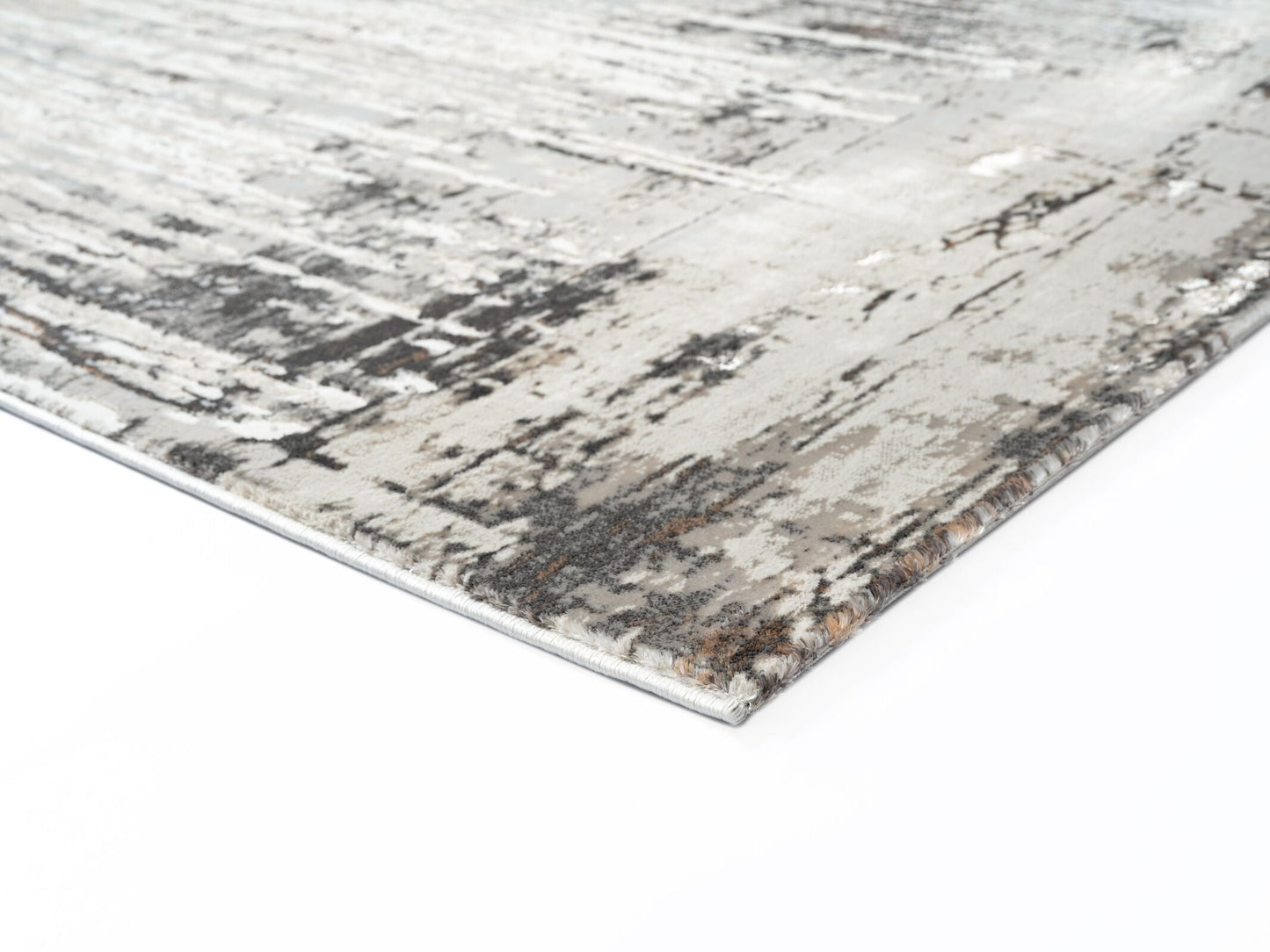Noosa Silver Polyester Rug