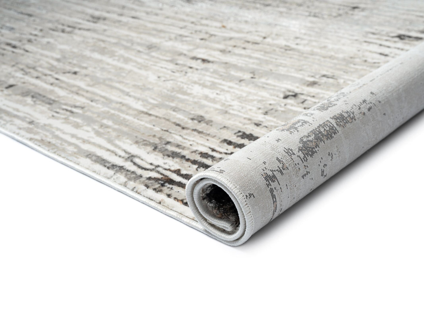 Noosa Silver Polyester Rug