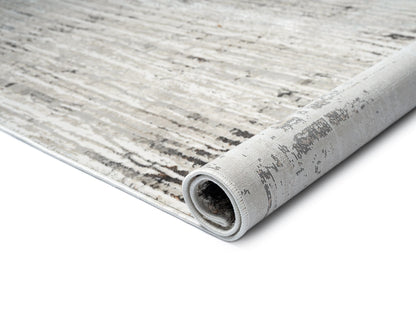 Noosa Silver Polyester Rug