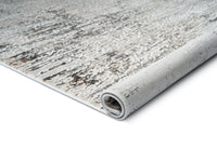 Noosa Silver Polyester Runner Rug