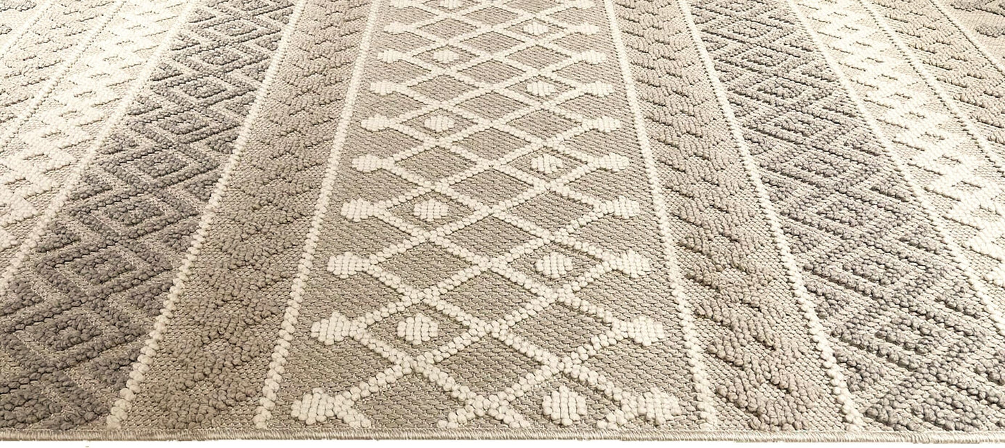 Oak Beige & Brown Rug
