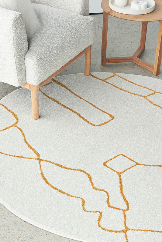 Wategos Amber Round Rug