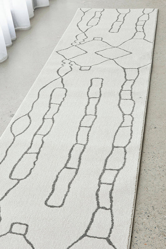 Wategos Ash Grey Runner Rug