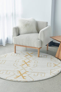 Wategos Brass Round Rug