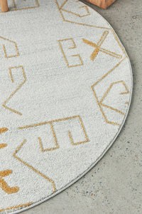 Wategos Brass Round Rug