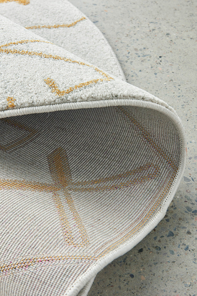 Wategos Brass Round Rug