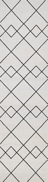 Wategos Spinifex Silver Runner Rug