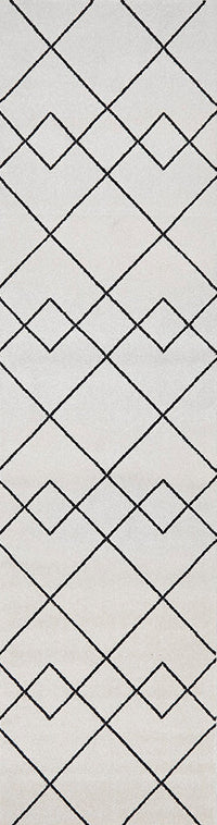 Wategos Spinifex Silver Runner Rug