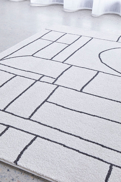 Wategos Spinifex Silver Rug