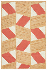 Windang Coral Jute & Cotton Rug