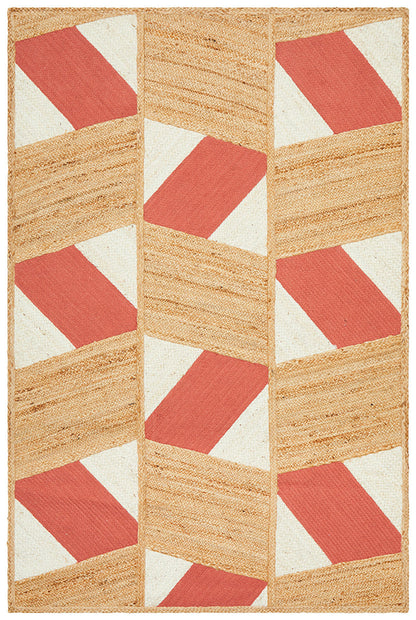 Windang Coral Jute & Cotton Rug