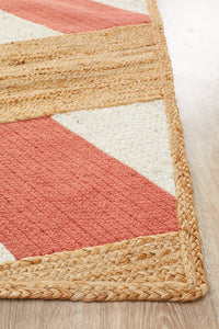 Windang Coral Jute & Cotton Rug