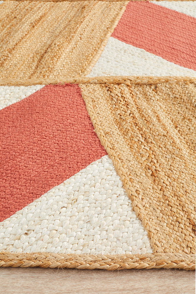 Windang Coral Jute & Cotton Rug