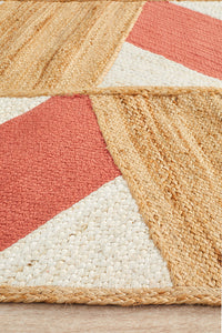 Windang Coral Jute & Cotton Rug