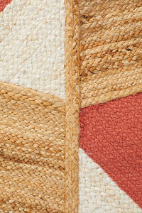 Windang Coral Jute & Cotton Rug