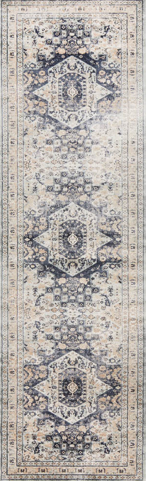 Milton Blue Runner Rug
