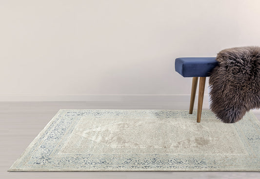 Milton Ecru Brown Rug