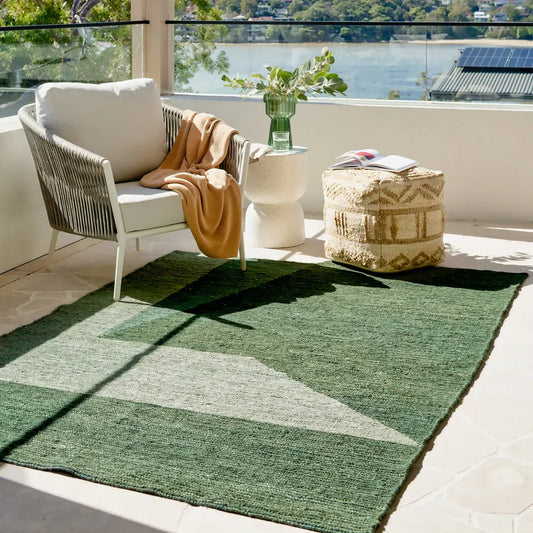 Paynesville Green Jute Rug