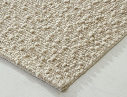 Pine Beige Wool & Cotton Rug