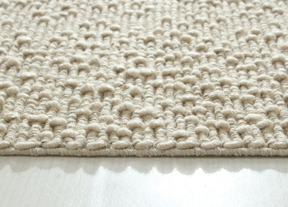 Pine Beige Wool & Cotton Rug