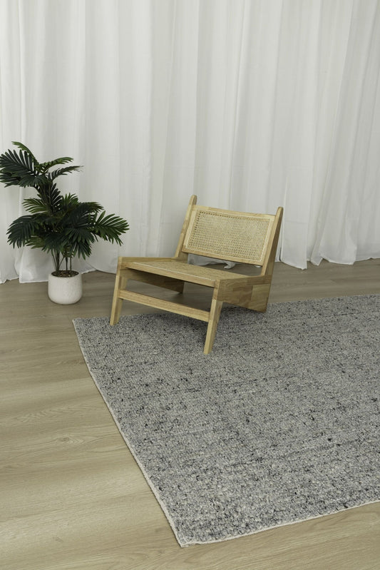 Pine Silver Wool & Cotton Rug