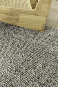 Pine Silver Wool & Cotton Rug