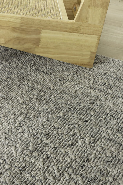 Pine Silver Wool & Cotton Rug