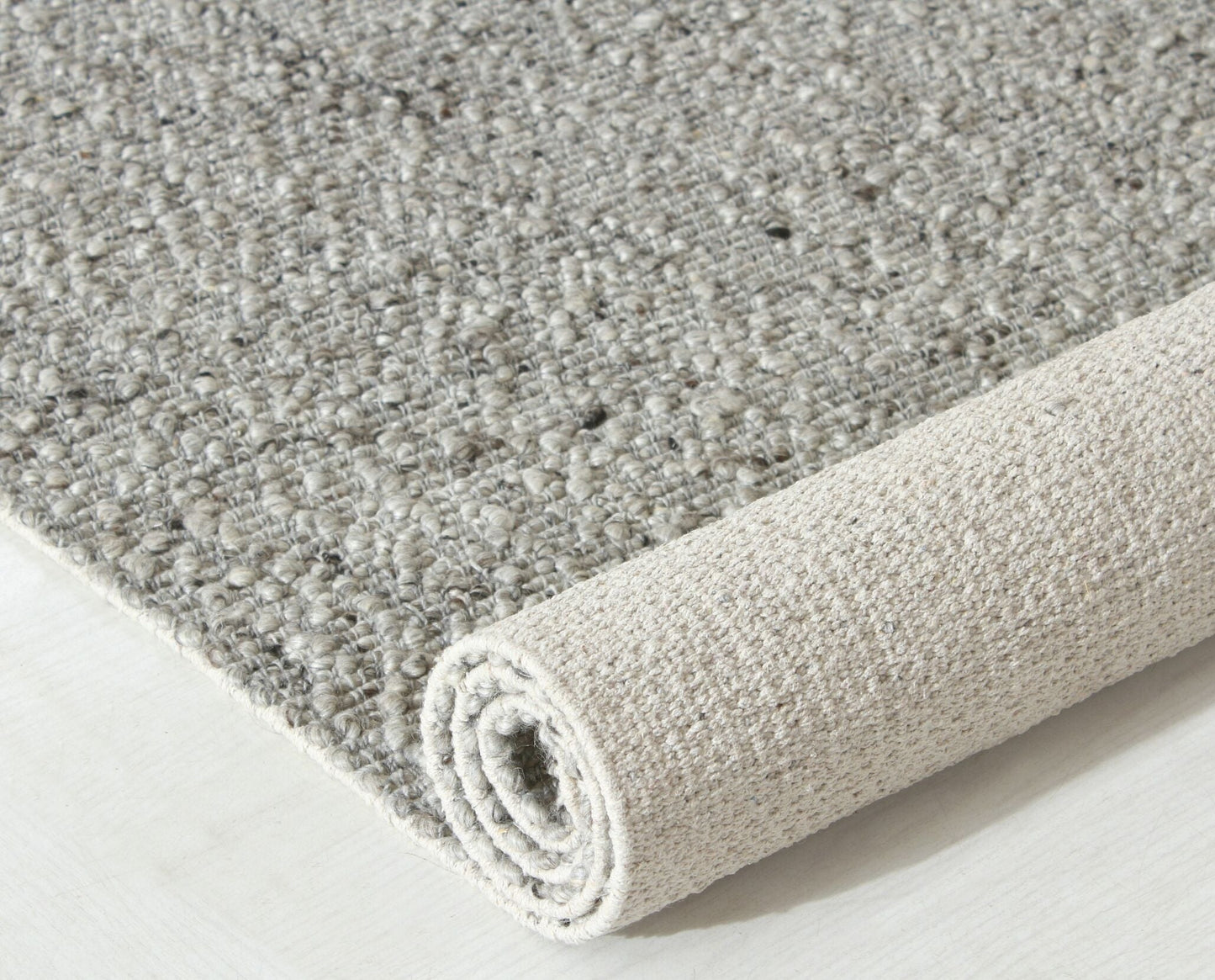 Pine Silver Wool & Cotton Rug