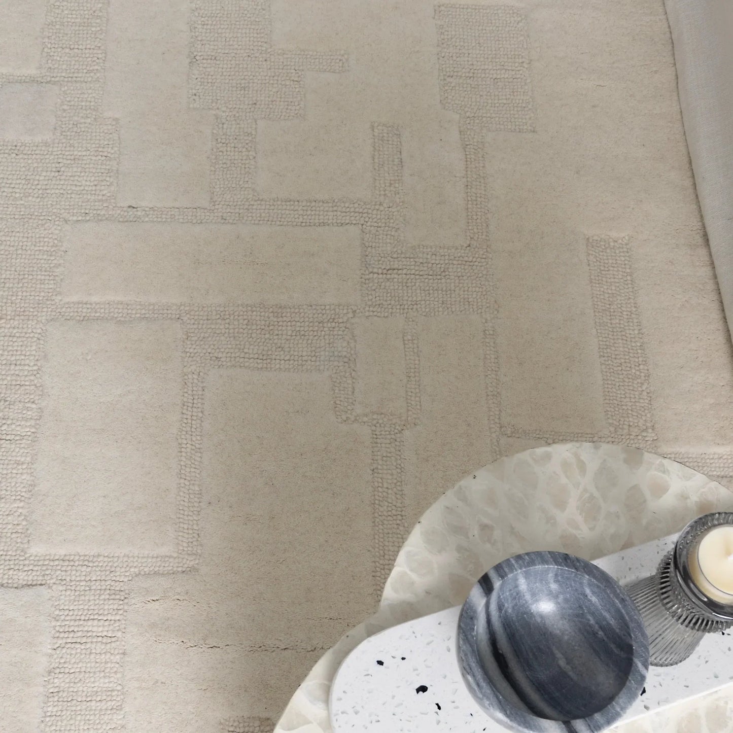 Pomona Ivory Wool Rug