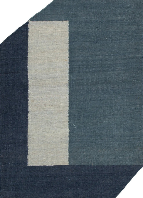 Pottsville Blue Jute Rug