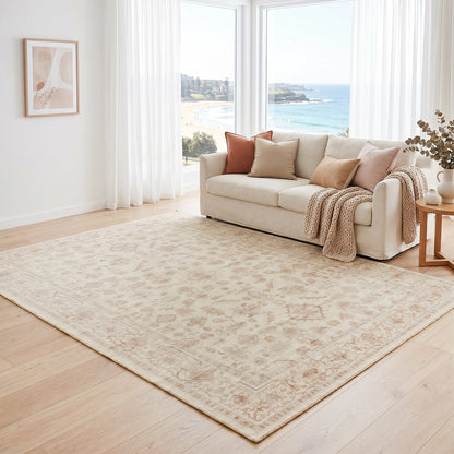 Mossman Driftwood Natural Washable Rug